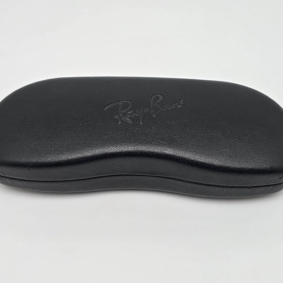 *SOLD* Ray-Ban RB6182 2509 Silver on Black Semi-Rimless Eyeglasses Frame w/ Case - Picture 15 of 15